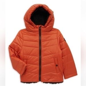 Michael Kors 
Little Boy's Faux Fur Hooded Puffer Jacket